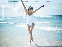 Tablet Screenshot of paulabeachwear.com